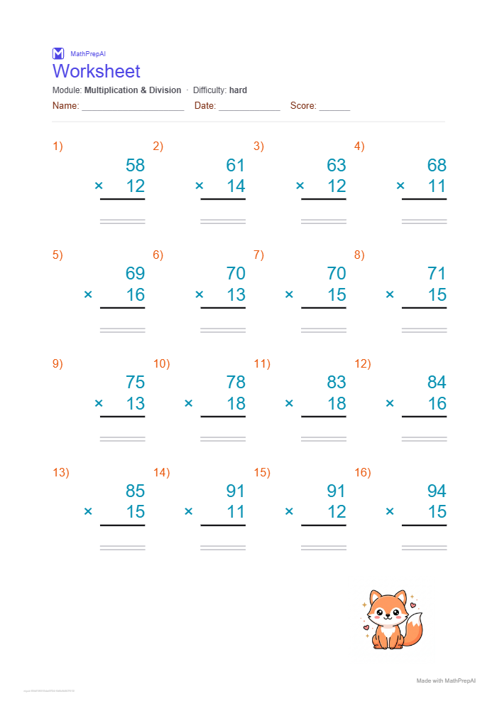 Multiplication